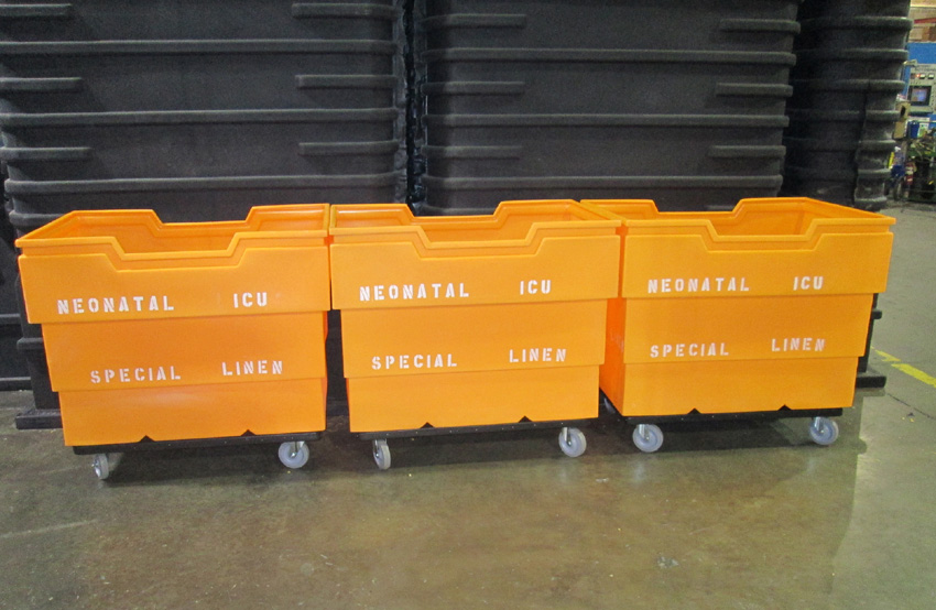 Plastic Laundry Carts, Plastic Material Handling Carts, Plastic Bushel Carts, Linen Carts, Material Handling, Laundry Cart, Recycling Cart